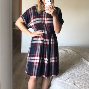 Plaid dress so pretty and professional